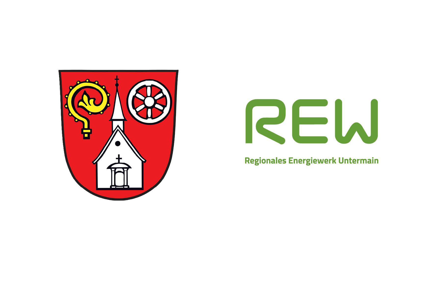 Logos von Merkt Kirchzell und der REW 